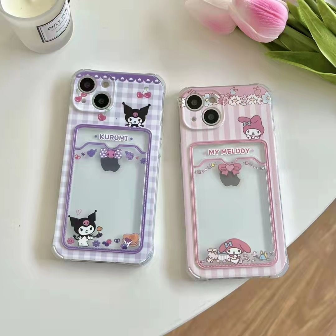 Hello Kitty kuromi my melody Phone Case For iphone 14 13 12 11 Pro Mini XS  Max 8 7 Plus X SE 2020 XR cover 