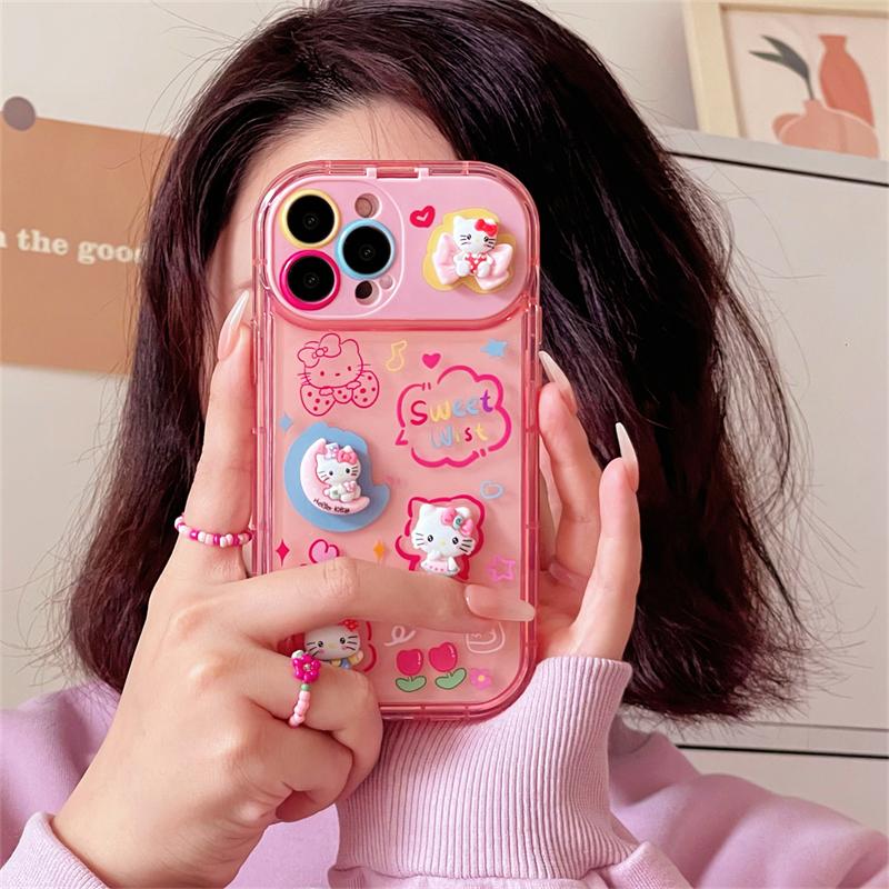 Serenityll™ kitty cat mirror phone case