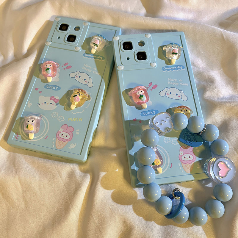 3D Cartoon iPhone Case (Gift mobile phone chain)