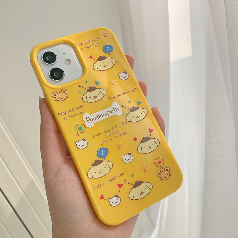 Pom Pom Purin iphone case/airpods case