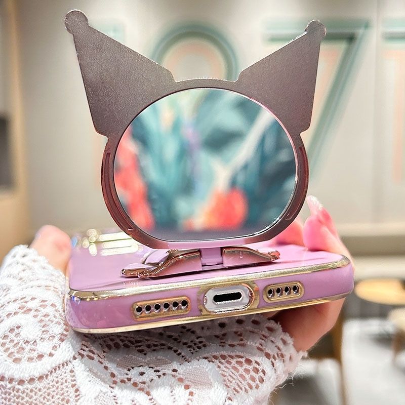 Serenityll™ Kuromi Making Up Mirror Phone Case