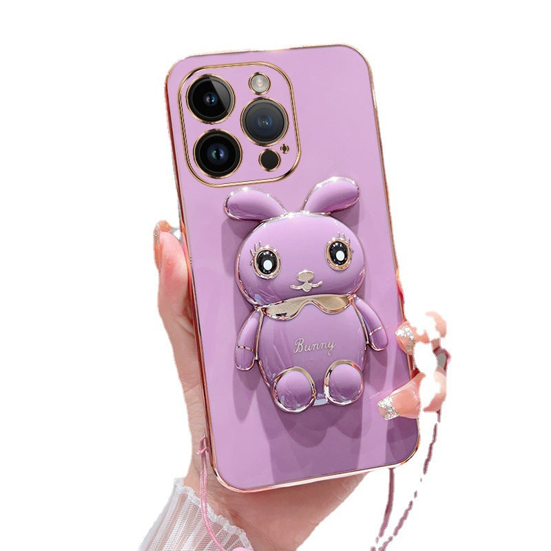 Serenityll™ Rabbit Making Up Mirror Phone Case