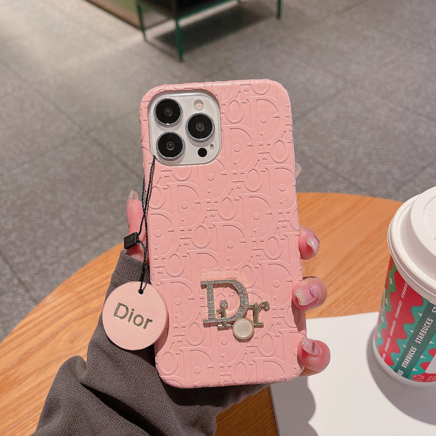 Pink dyor iPhone Case