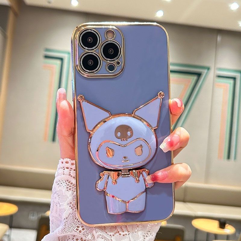 Serenityll™ Kuromi Making Up Mirror Phone Case