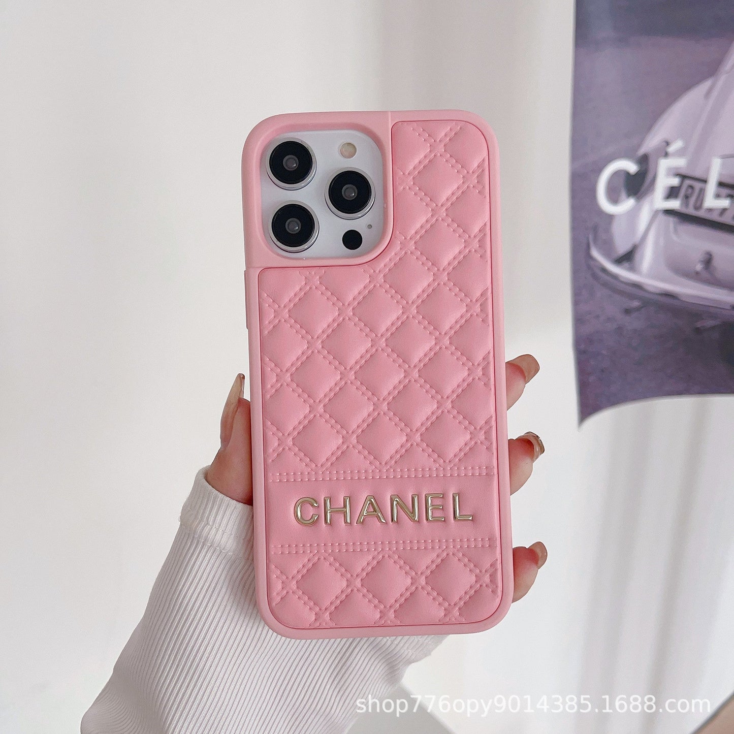Pink CHANER iphone case