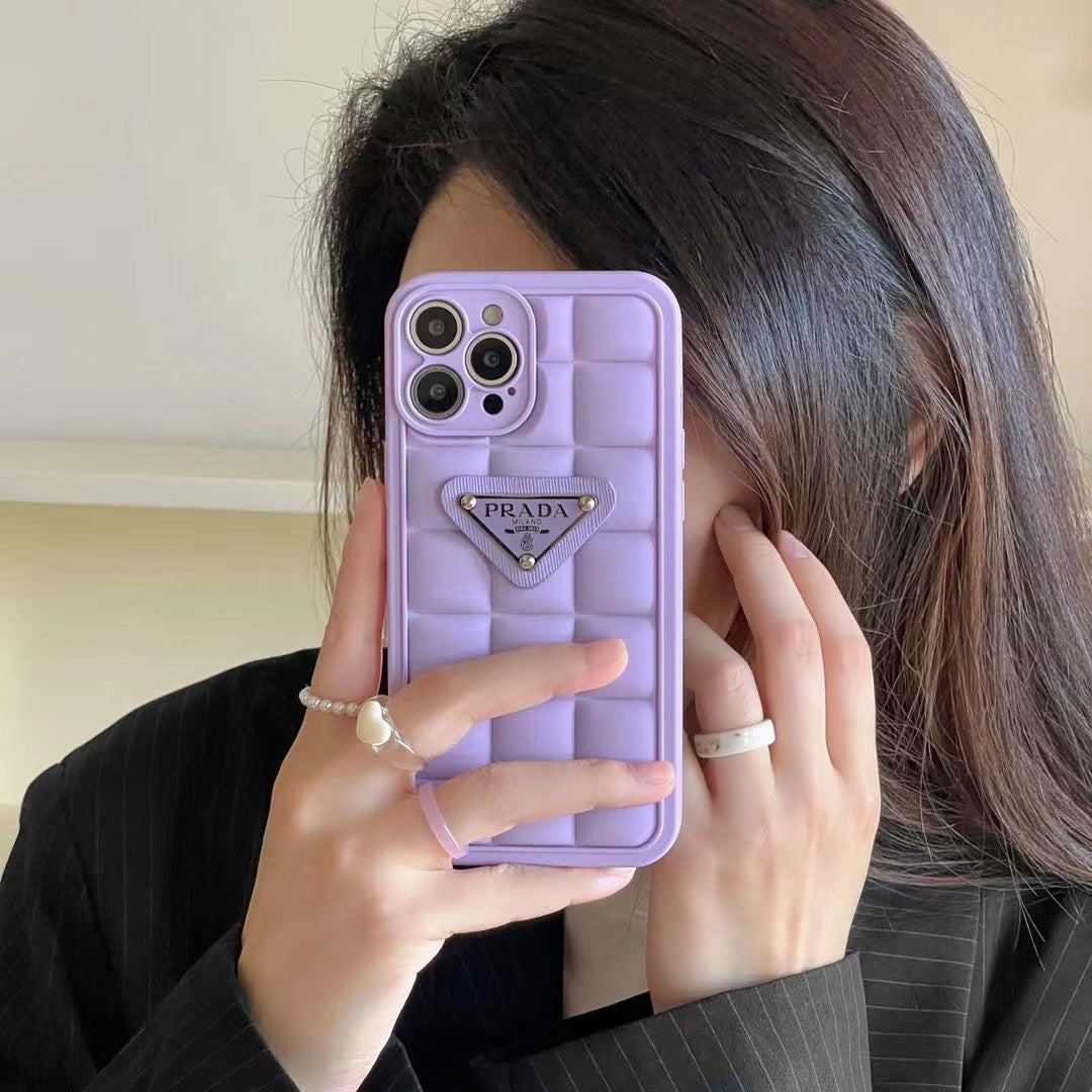 Purple prad iphone case