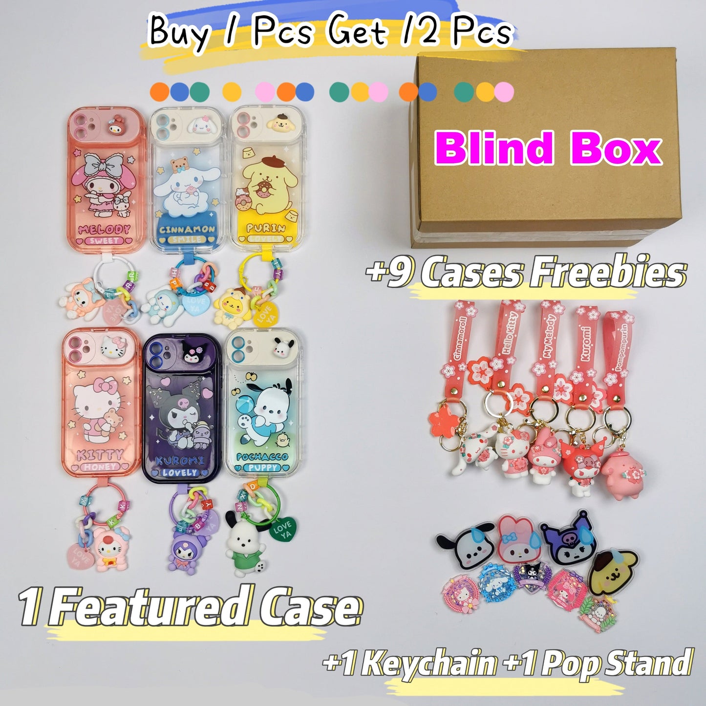 Serenityll™ Buy 1pcs Case Get 12pcs for iPhone (Blind box)