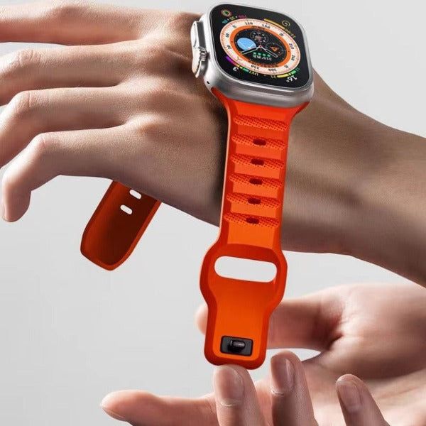 New Multicolor Fluororubber Band For Apple Watch