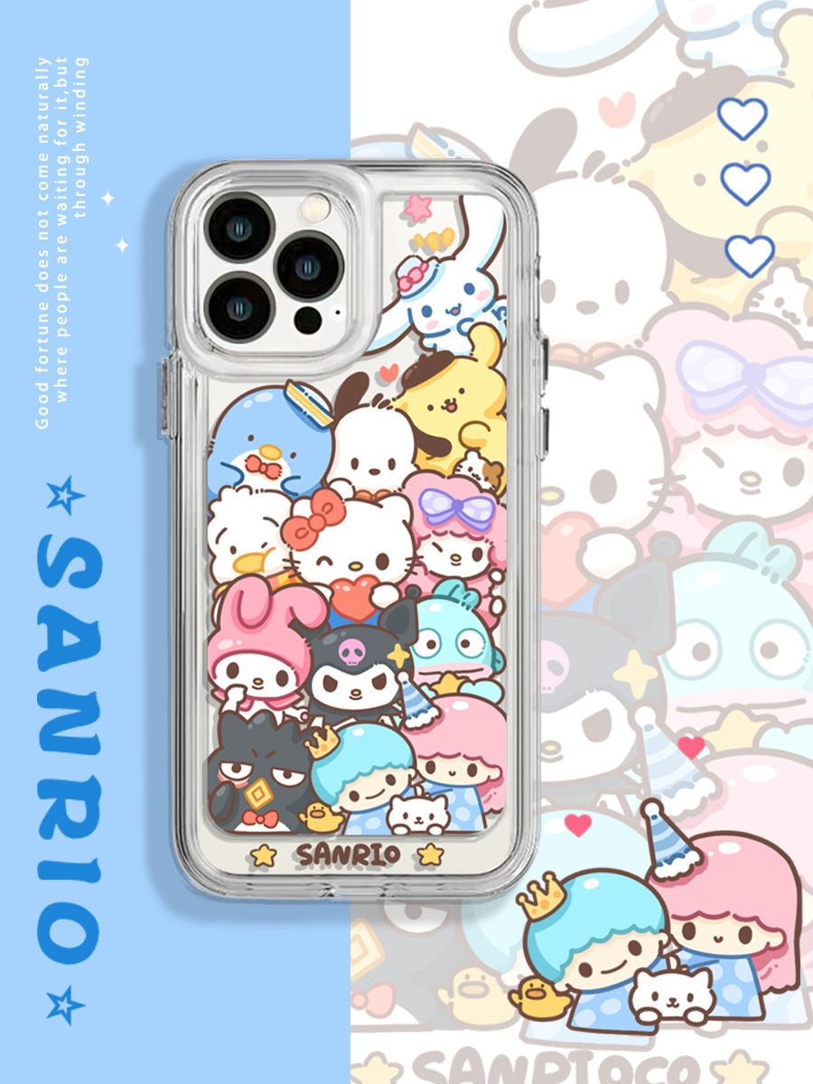 Full screen Sanrio family Hello Kitty Phone Cases For iPhone 14 13 12 –  Serenity