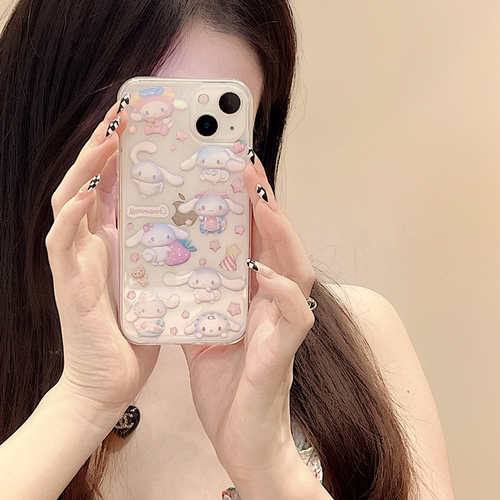 Cute Sanrio Kitty cat applies Apple 14 mobile phone case iPhone13 12 11pro xsmax soft case.