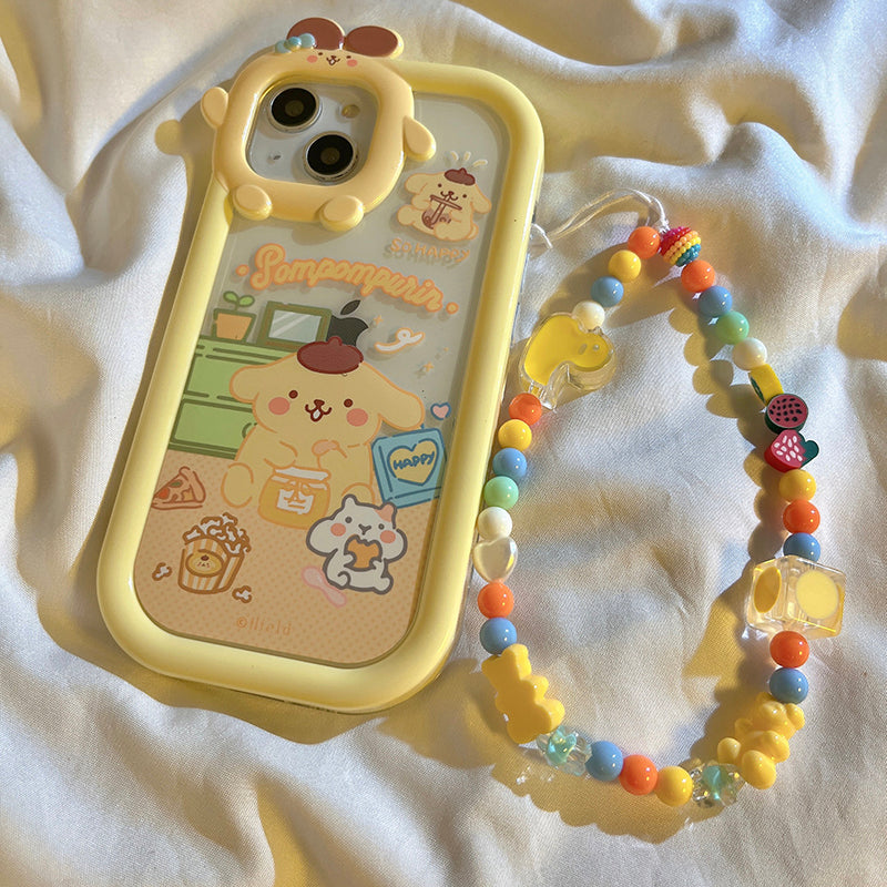 Cartoon cute rabbit two-in-one cassia dog suitable for iPhone13Promax Apple 11 mobile phone shell 13Pro Japanese and Korean style iPhone13 network red female 11 with bracelet fall protection cover