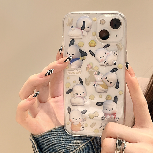 Cute Sanrio Kitty cat applies Apple 14 mobile phone case iPhone13 12 11pro xsmax soft case.