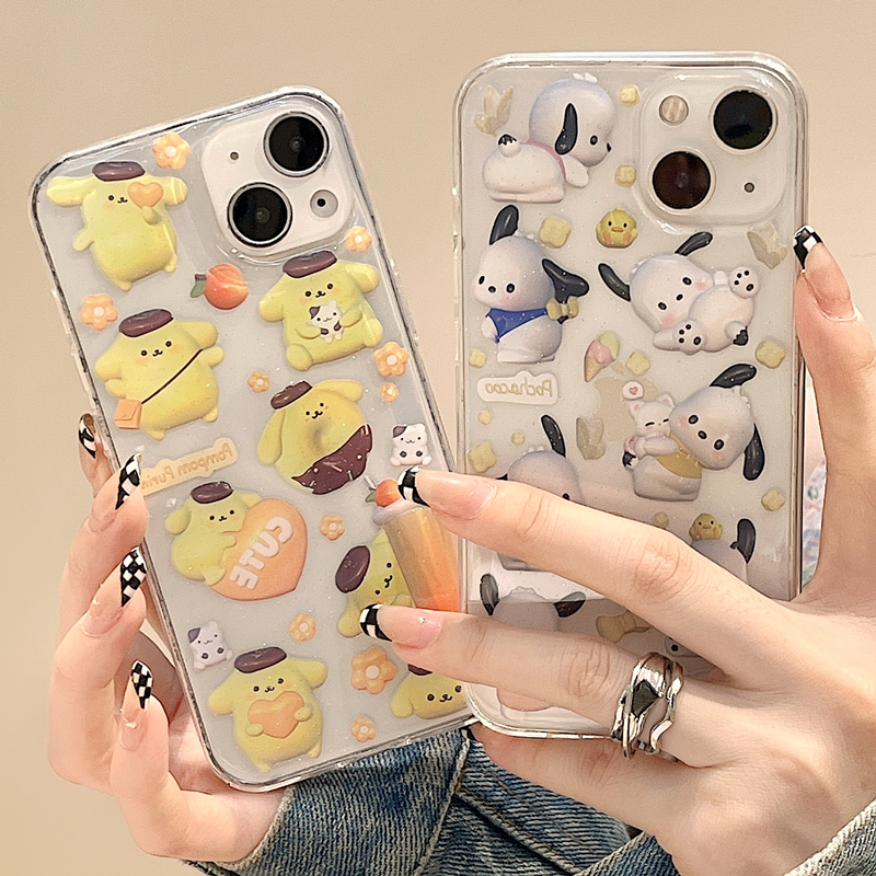 Cute Sanrio Kitty cat applies Apple 14 mobile phone case iPhone13 12 11pro xsmax soft case.