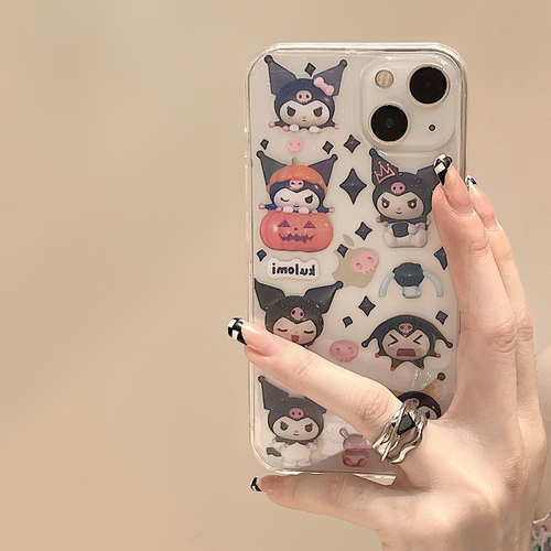 Cute Sanrio Kitty cat applies Apple 14 mobile phone case iPhone13 12 11pro xsmax soft case.