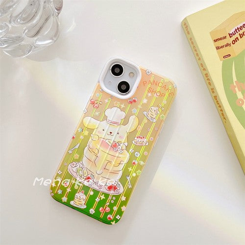 Cute Japanese 13 Kulomi Cinnamoroll Apple 14 Sanrio Laser Phone Case for iPhone 12