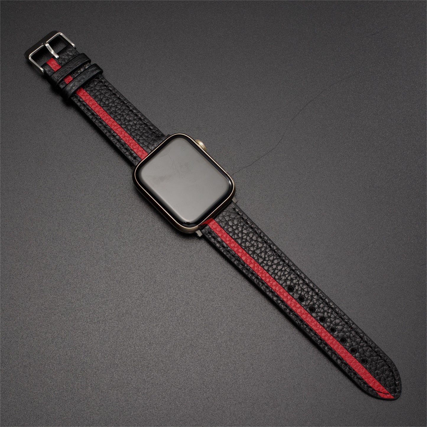 Luxury BLACK & RED Apple Watch Band