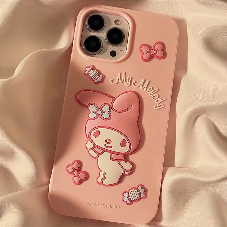 Sanrio series 3D three-dimensional silicone anti-fall mobile phone case