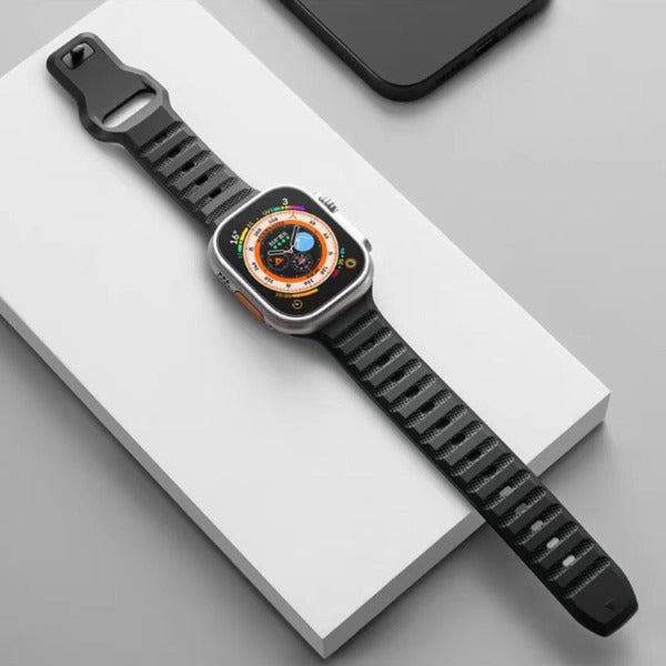 New Multicolor Fluororubber Band For Apple Watch