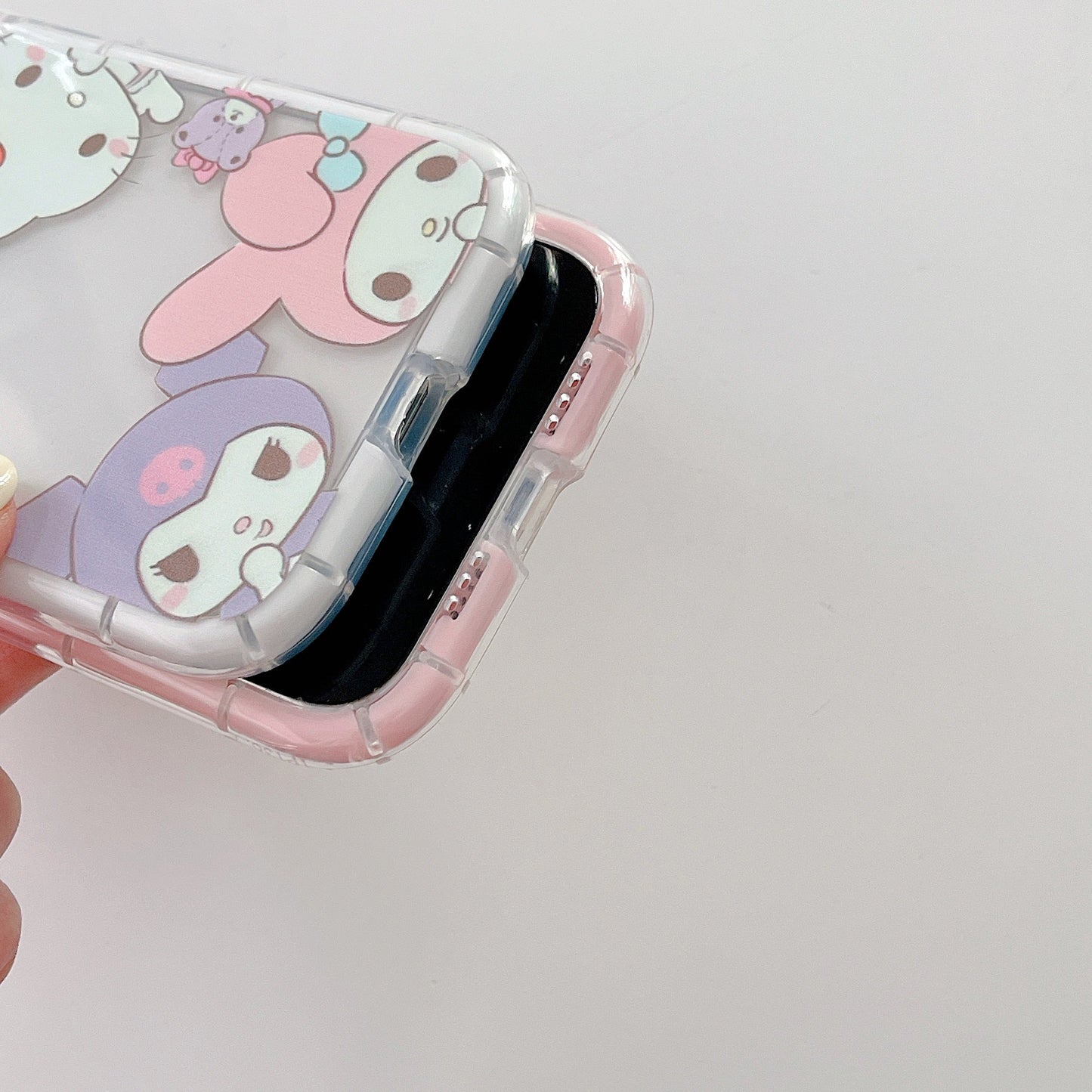 Sanrio Cinnamonroll Hello Kitty Soft Phone Cases For iPhone 13 12 11 Pro Max XR XS MAX 8 X 7 SE 2020 Lady Girl Anti-drop Cover