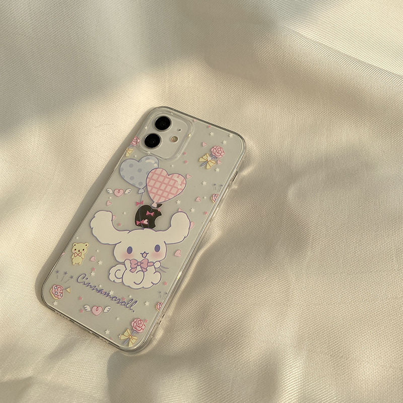 Sanrio Hello Kitty Silicone Phone Case for iPhone13 13Pro 13Promax 12 12Pro Max 11 Pro X XS MAX XR 7 8 Plus Cover